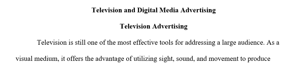 Advertisements can be delivered on a variety of media