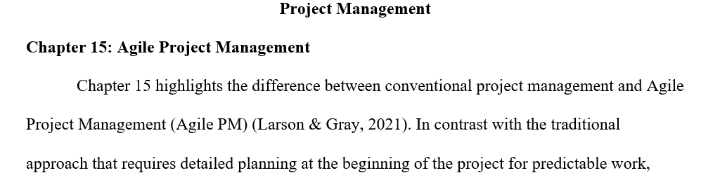 Agile Project Management