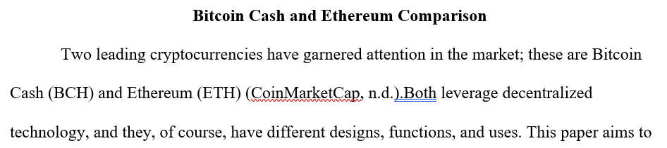 BITCOIN CASH