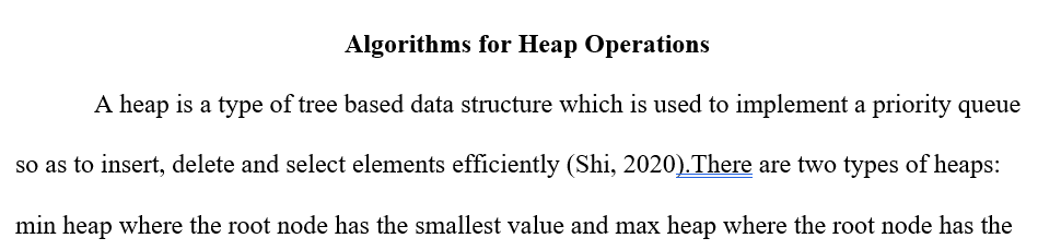Discuss how algorithms are constructed for adding, removing, and retrieving an element