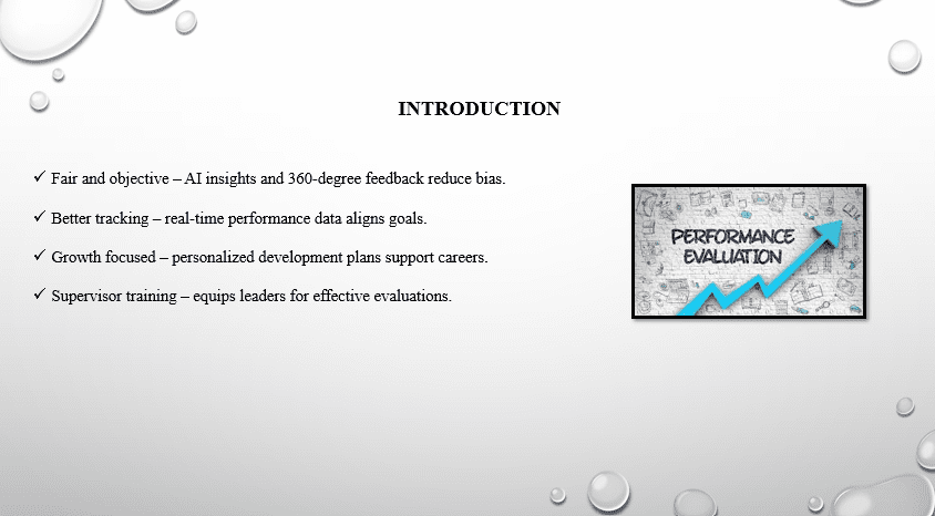 Explain the benefits of using performance evaluations