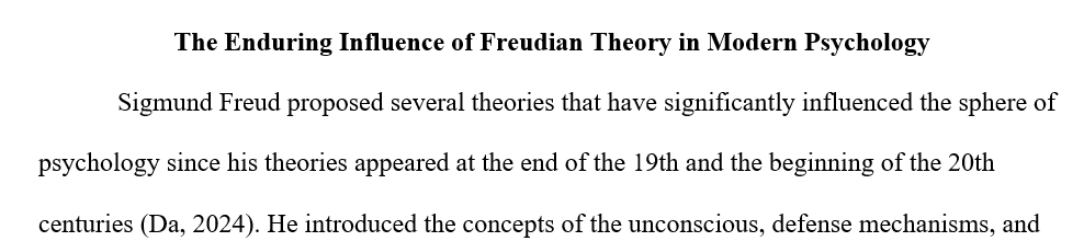 Freudian theory