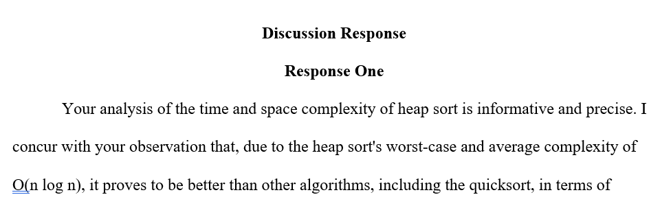Heap sort