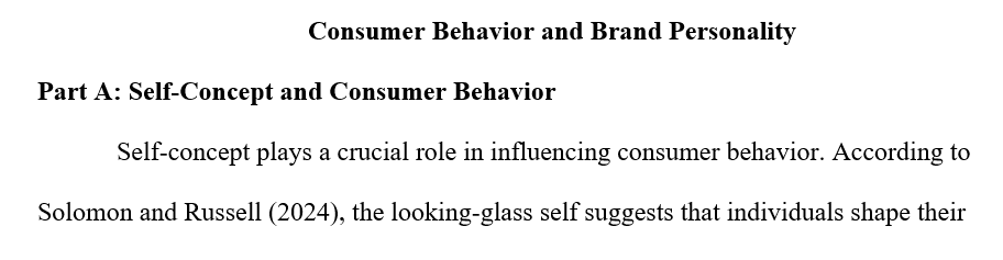 Personality, Value and Lifestyle