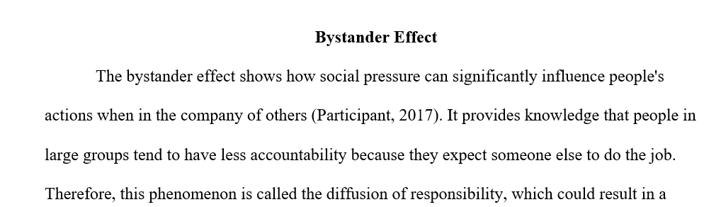 The concept of social influence