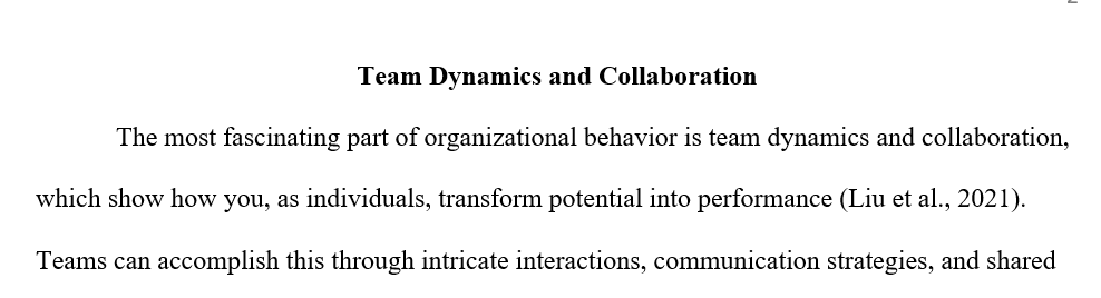 What business organization behavior is the most interesting