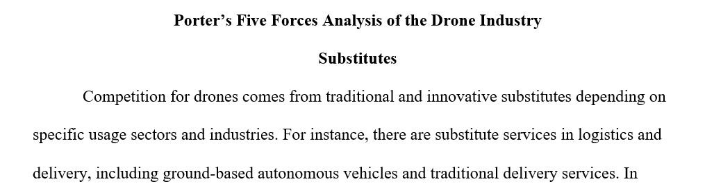 What does the drone environment look like