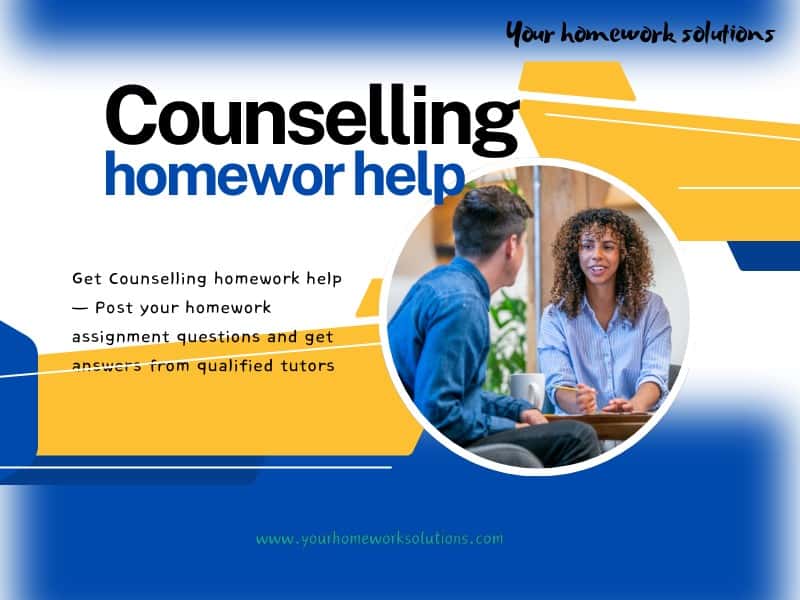 Counselling homework help