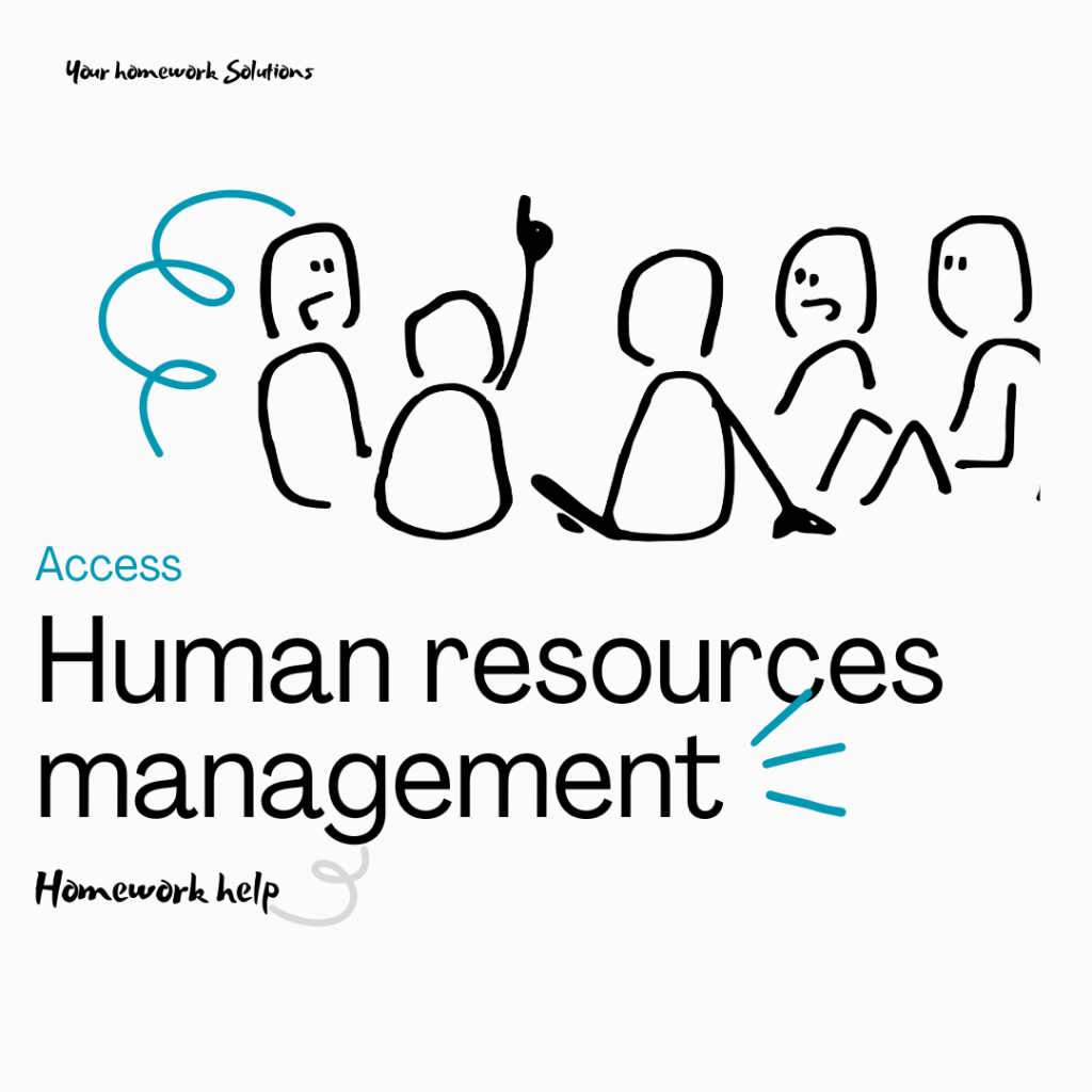 Human Resource Management Homework Help