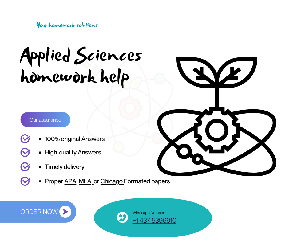 Applied Sciences homework help