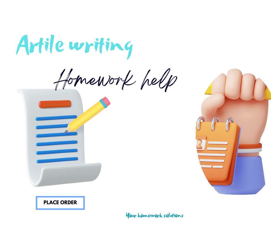 Article writing homework help