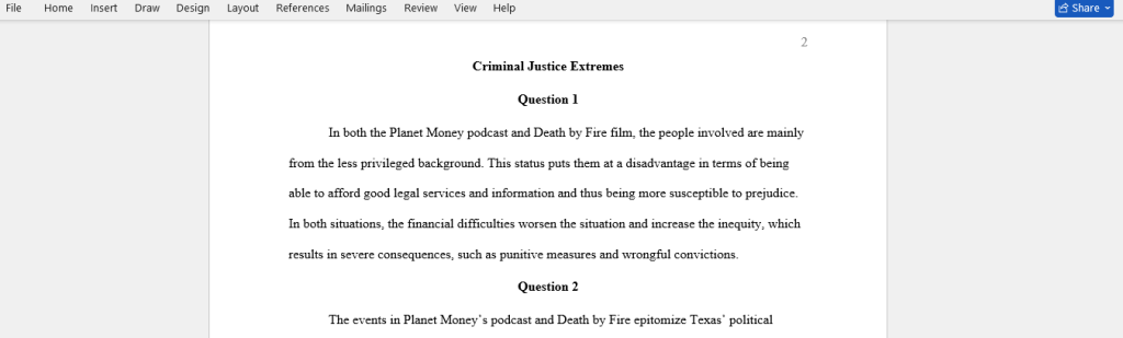 criminal justice extremes