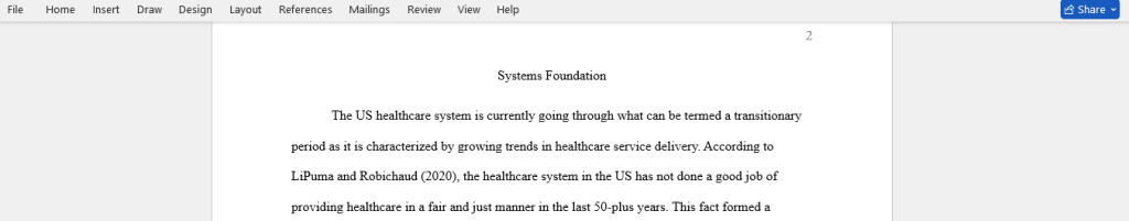 systems foundation