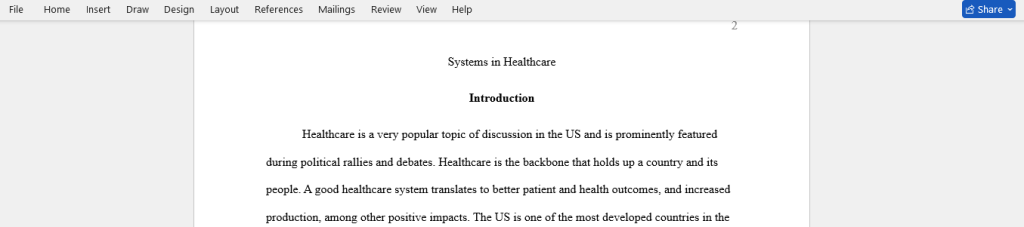 healthcare systems