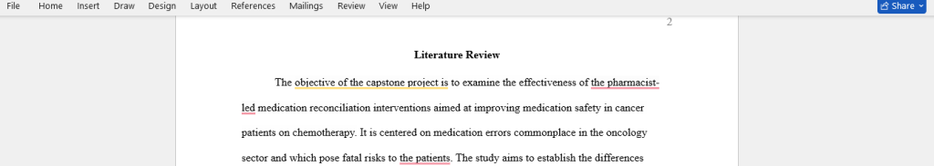 literature review