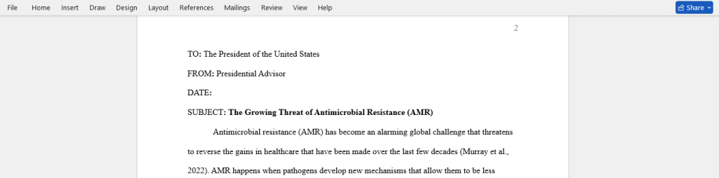 antimicrobial resistance