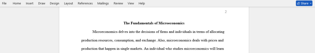 microeconomics 