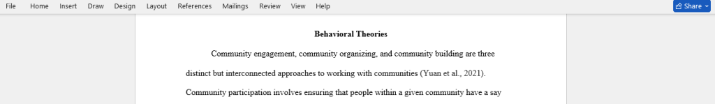 behavioral theories 