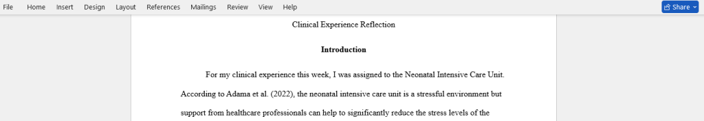 clinical experience 