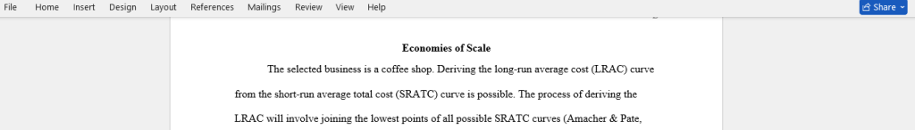 economies of scale 