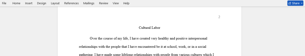 cultural labor 