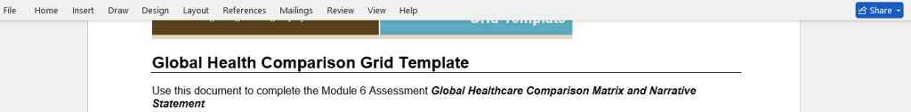 global health comparison 