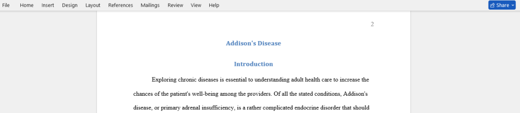 Addison's disease 