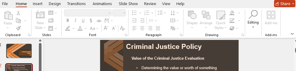 criminal justice 