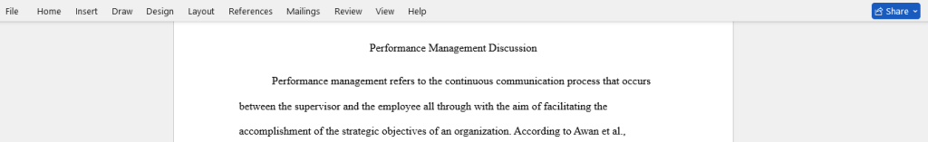 performance management 