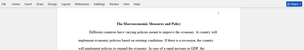 measures and policies 