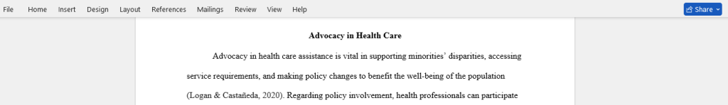 advocacy