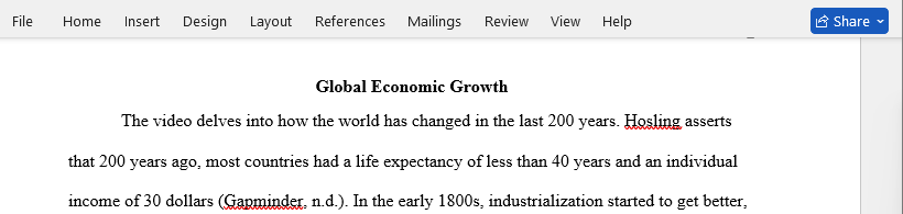 global economic growth