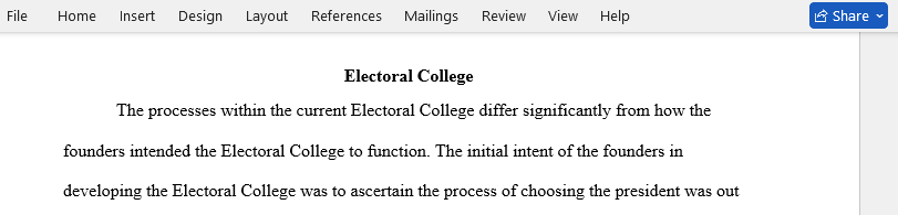 electoral college 