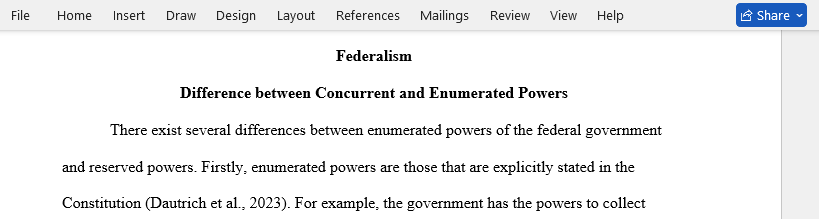 federalism 