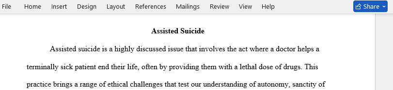 assisted suicide 