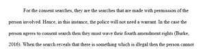 Abuse a consent search