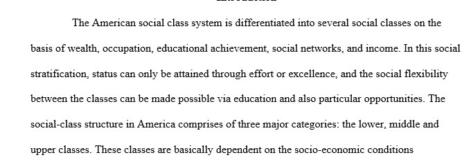 American Social Class Structure