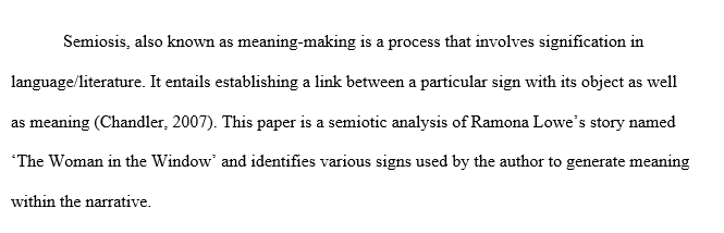 An Essay about Semiosis