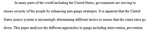 Analyzing Gangs