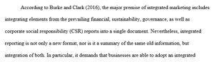 Business Case for Integrated Reporting