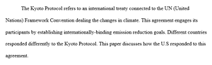 Business Society Kyoto protocol