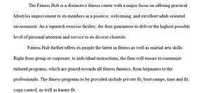 Business proposal report