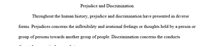 Causes of prejudice and discrimination