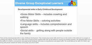 Diverse Group Exceptional Learners