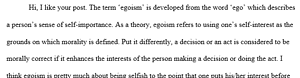 Egoism