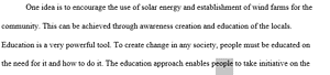 Energy conservation measures