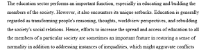 Equality of opportunity for a diverse range of learners