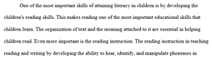Explain the rationale for using RTI in a kindergarten class