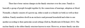 Family structures