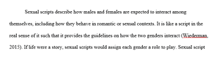 Five sexual scripts